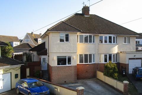 3 bedroom semi-detached house for sale, Hillcroft Close, Worlebury  Weston-Super-Mare, BS22