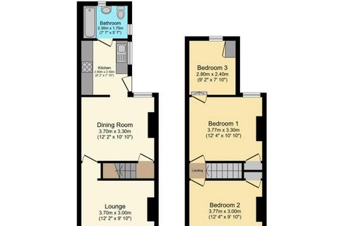 3 bedroom end of terrace house to rent, Coulman Street, Gillingham ME7