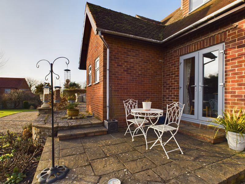 Patio seating area
