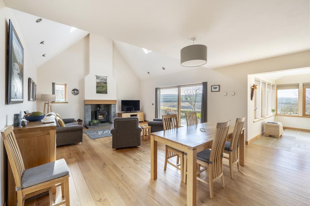 Open plan living area