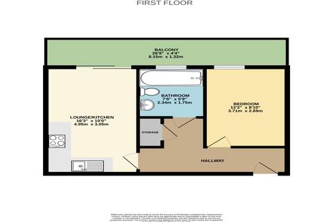 1 bedroom flat to rent, Potters Place , 1-5 Norton Way , Poole, Dorset