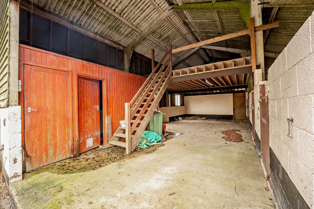 Stables Inside Barn
