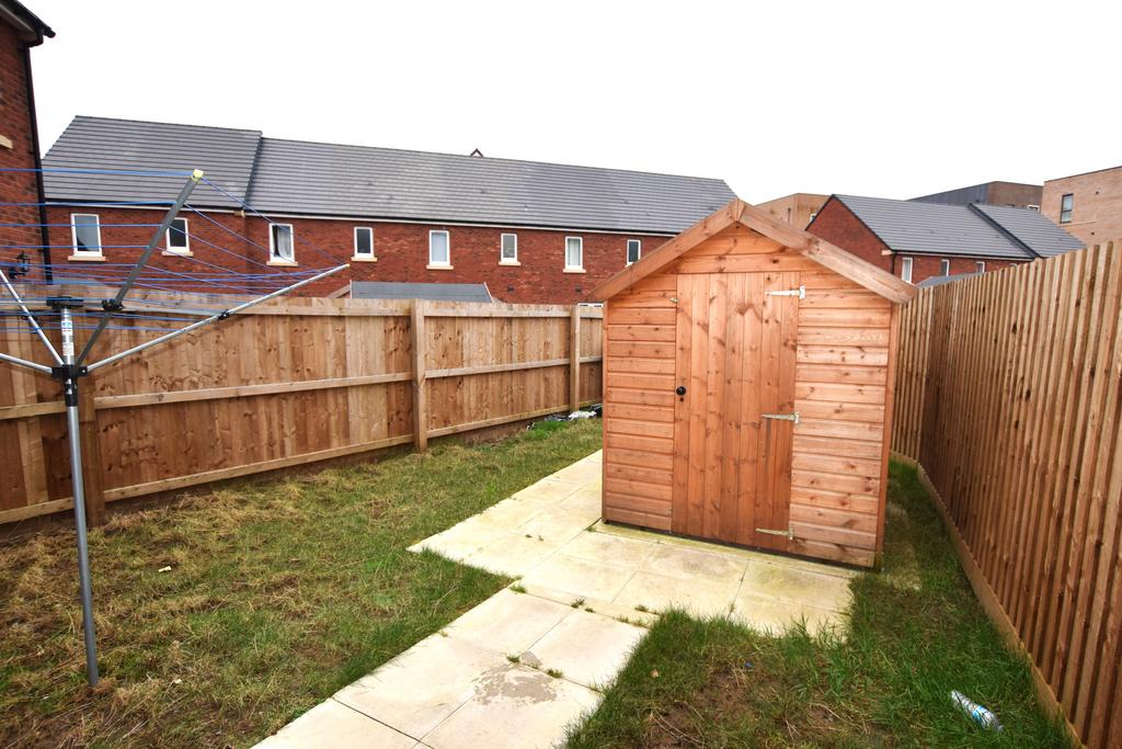 Enclosed rear garden