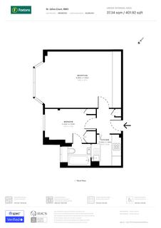 1 bedroom flat for sale, St Johns Court, Finchley Road, London, NW3