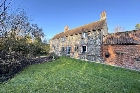 4 bedroom cottage for sale, HARPLEY - Period Cottage on Mature 0.9 Acre Plot