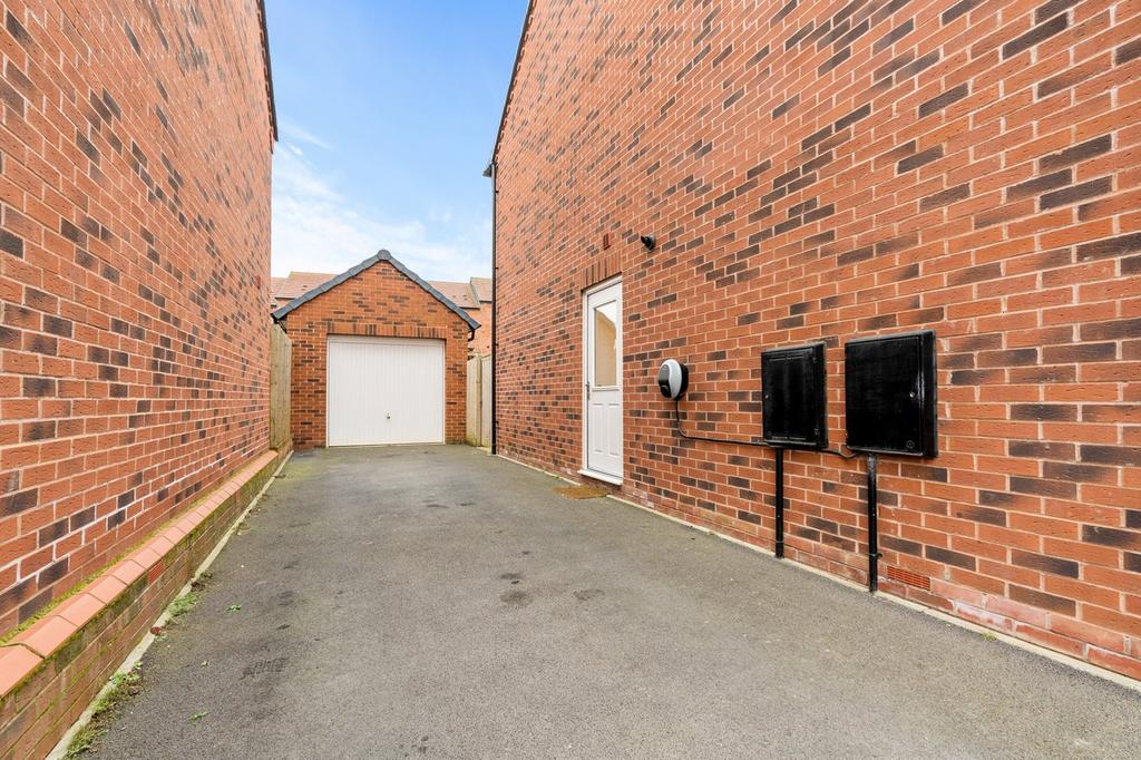 Driveway and Garage