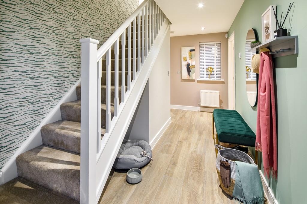 A bright, open hallway that feels instantly...