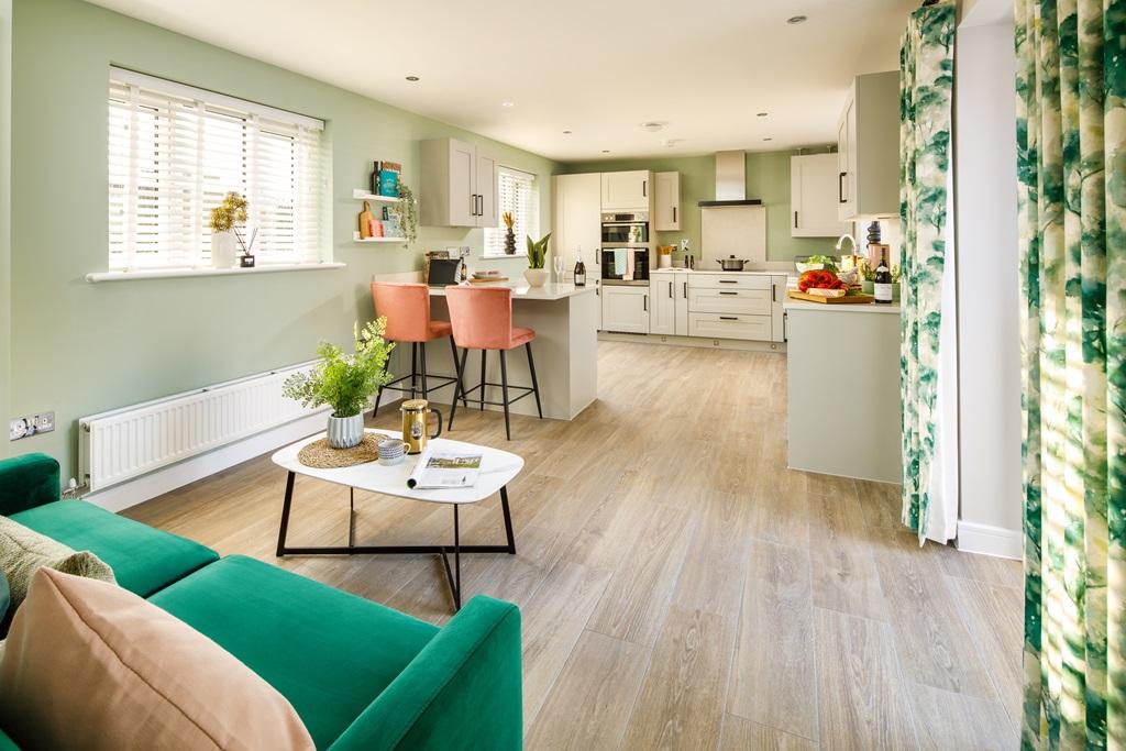 A bright, practical kitchen designed for...