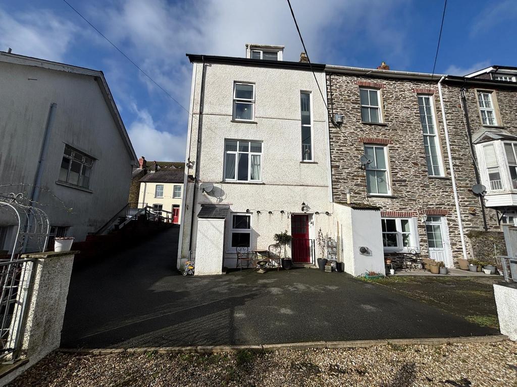 Rear of property
