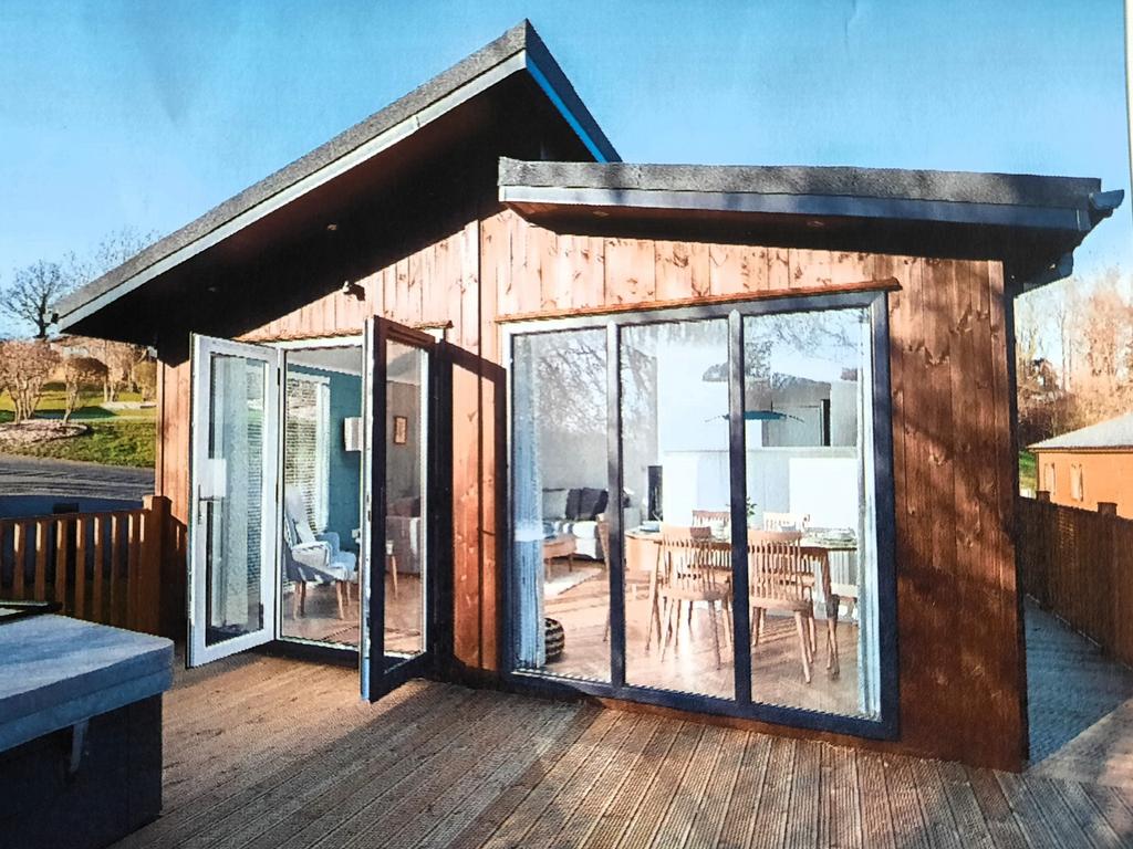 Front of Property Decking & Hot Tub