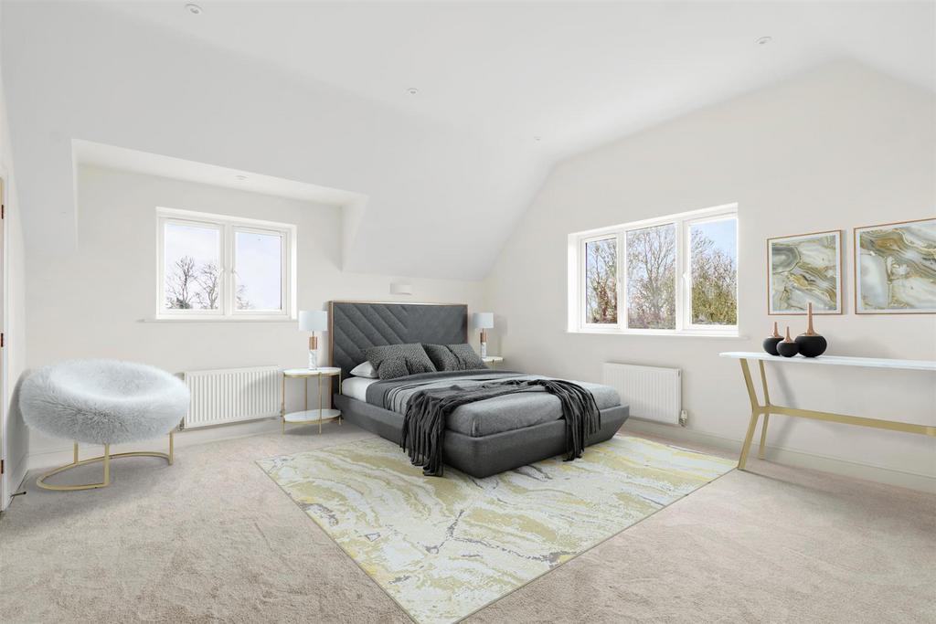 Bed one virtual staging