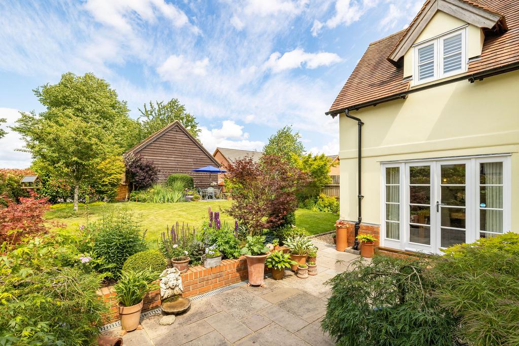 Rear patio and gardens