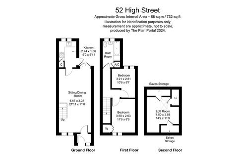 2 bedroom terraced house for sale, High Street, Waddesdon, Buckinghamshire.