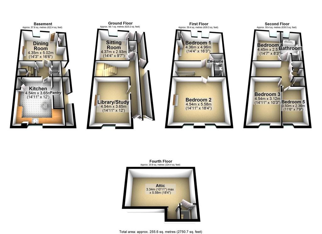 Castlegate, York, YO1 9RP 4 bed townhouse for sale - £795,000
