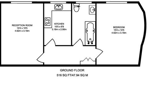 1 bedroom flat for sale, Ashford Court, Ashford Road, London, NW2