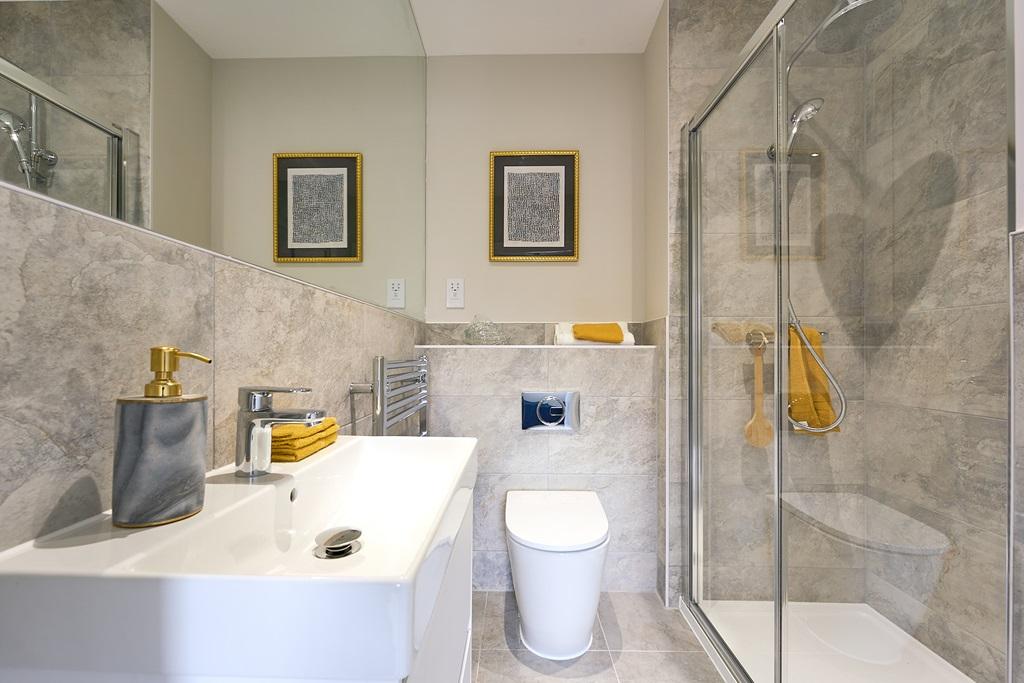A private en-suite shower