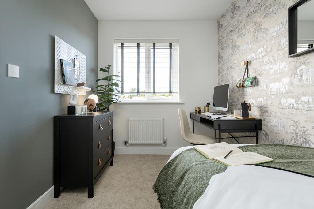 A third bedroom could also be used as an office...