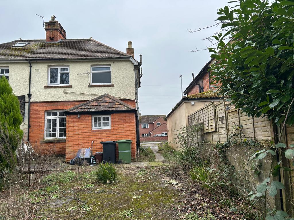 Rear view of property