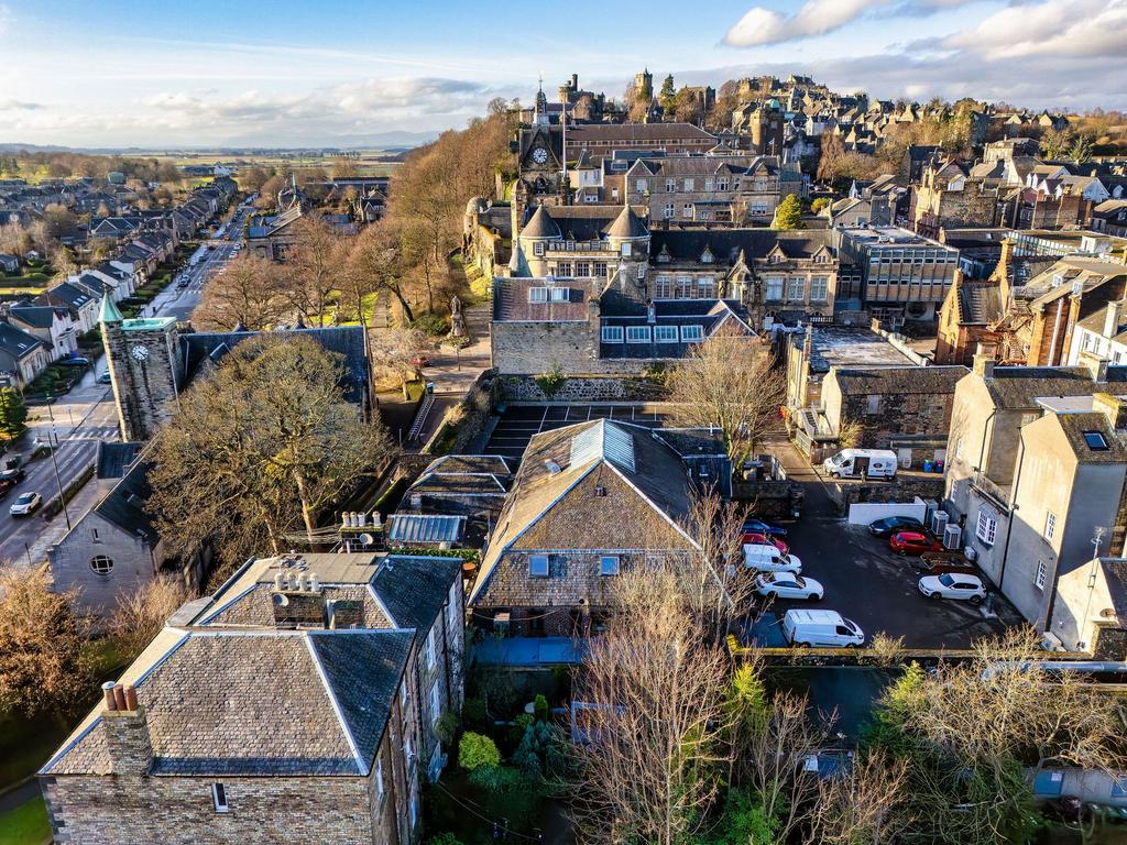 Aerial towards Castle