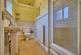 L shaped en suite shower room