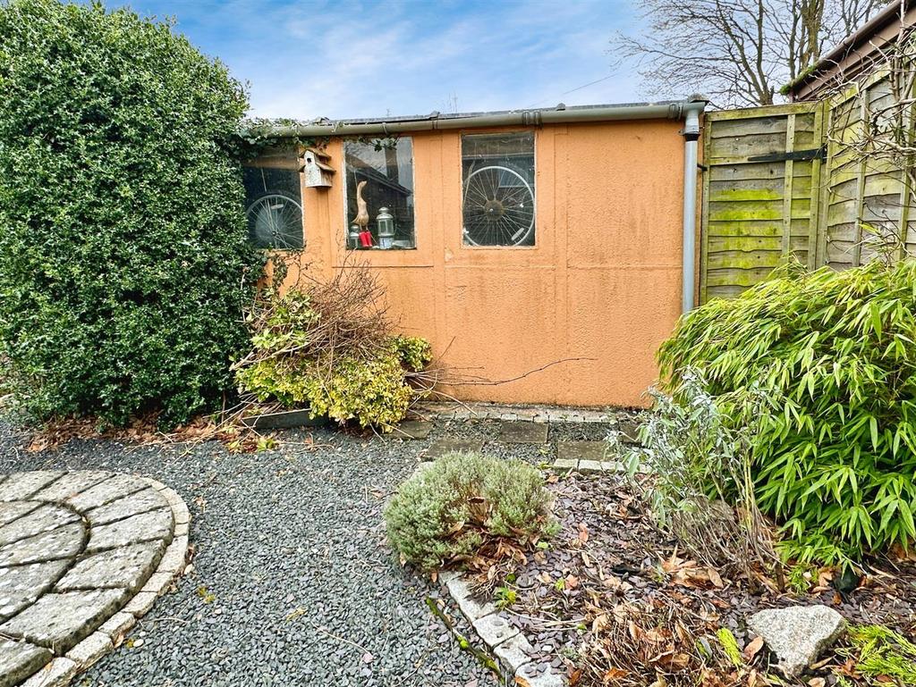 Side of garage