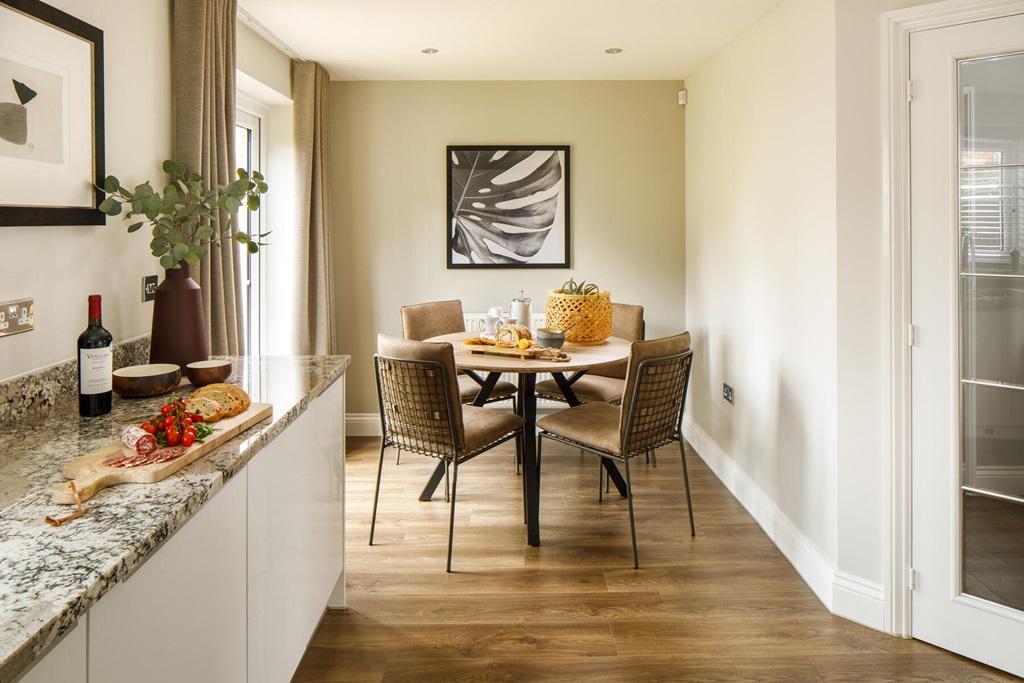 With French doors to the rear garden and...