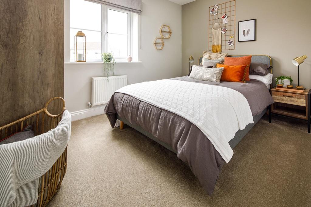 Third double bedroom would make an ideal guest...