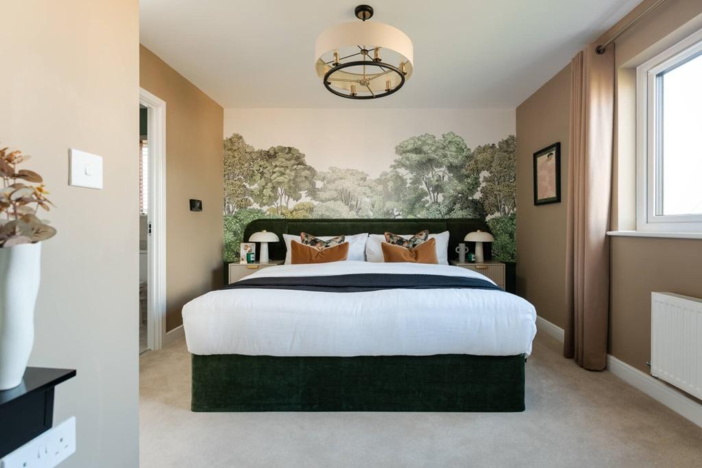 Main bedroom is located on the first floor