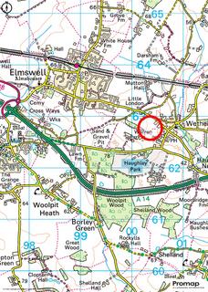 Land for sale, Elmswell Road, Wetherden, Stowmarket, Suffolk, IP14