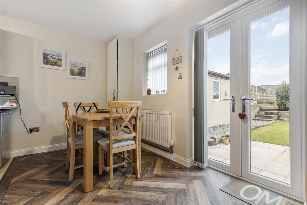 Dining leading into garden