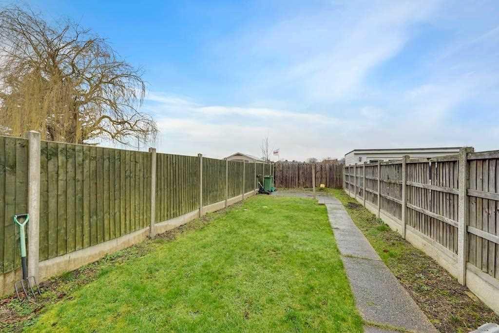 Private rear garden