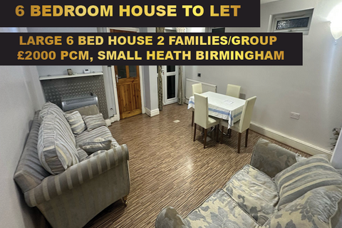 6 bedroom terraced house to rent, Hugh Road, Birmingham B10