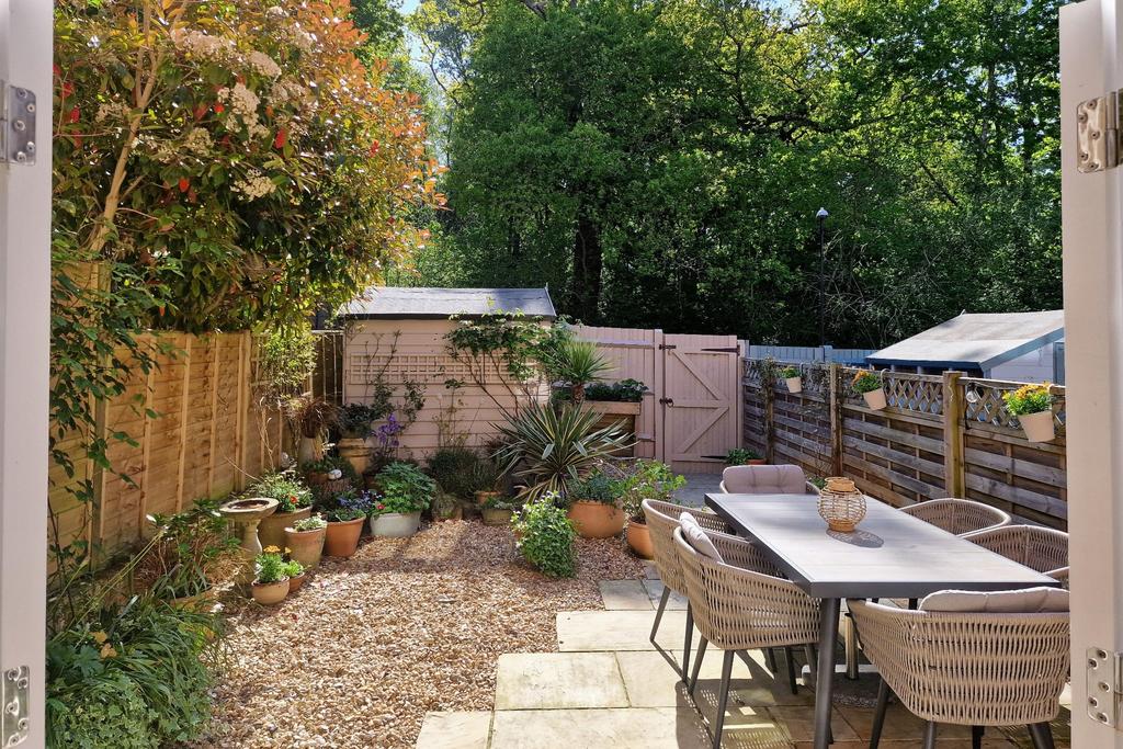Rear garden