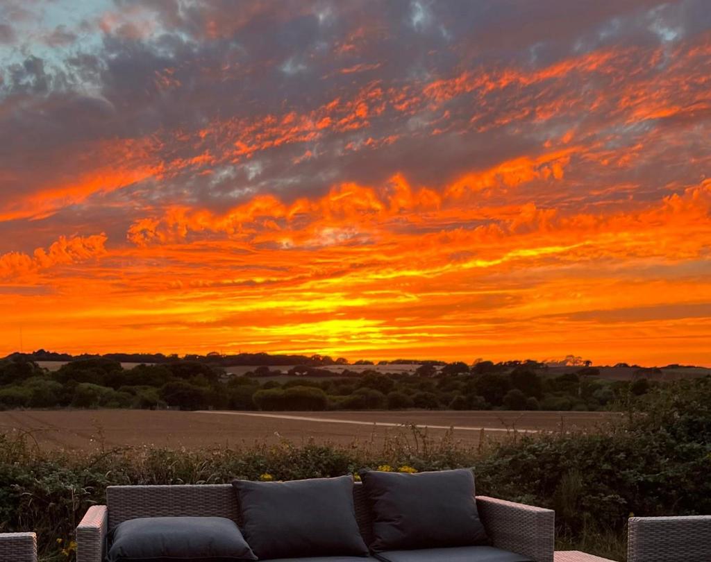 Sunset from the terrace