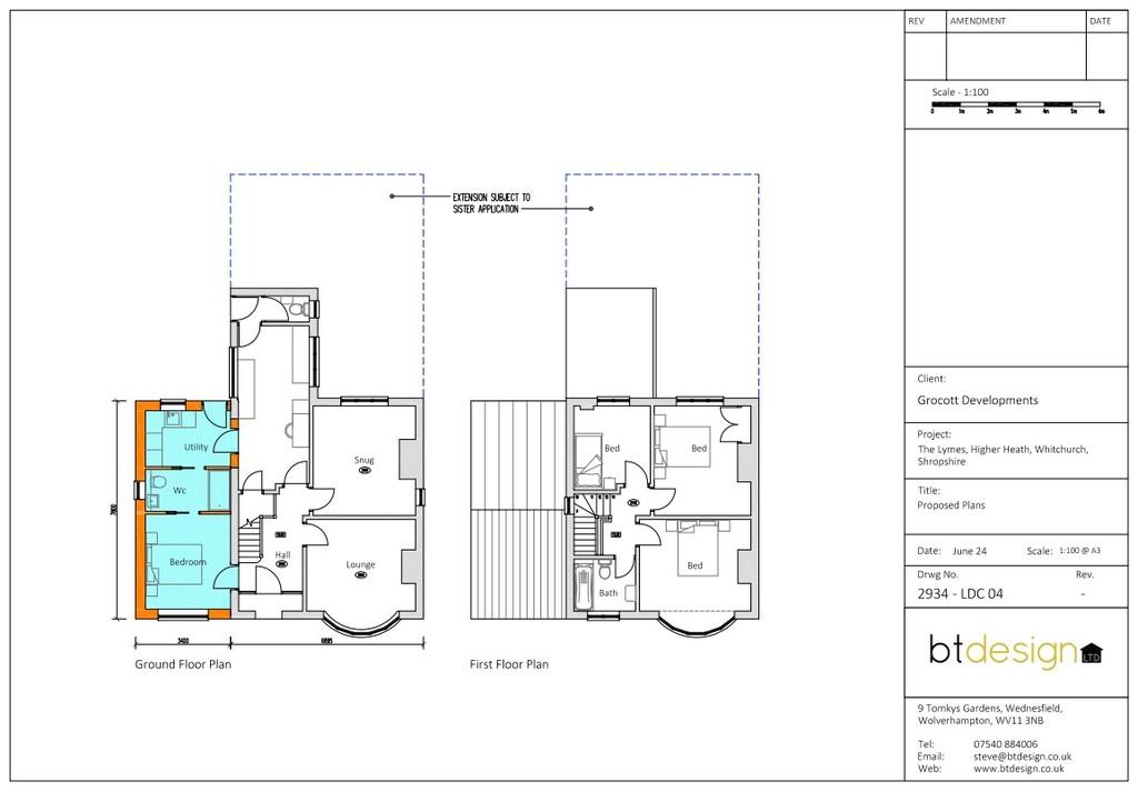 Proposed floorplans