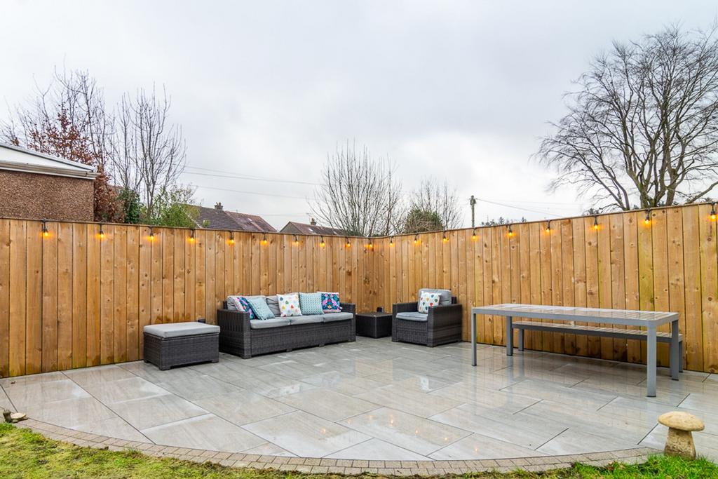 Porcelain patio