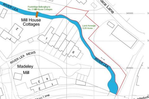 Land for sale, Moss Lane, Madeley