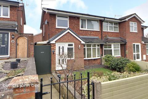 3 bedroom semi-detached house for sale, Brindley Way, Bignall End