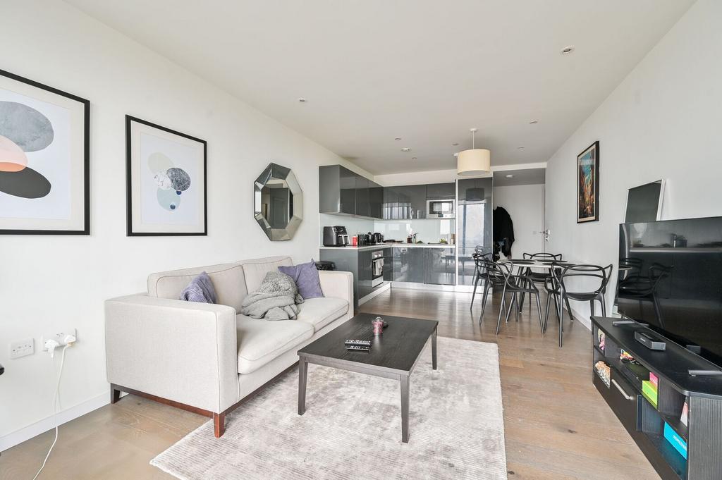 Open-plan living area, open plan living