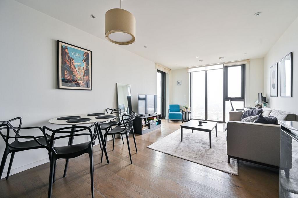 Open-plan living area, open plan living