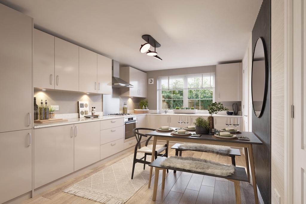 Internal shot of the holland kitchen/diner