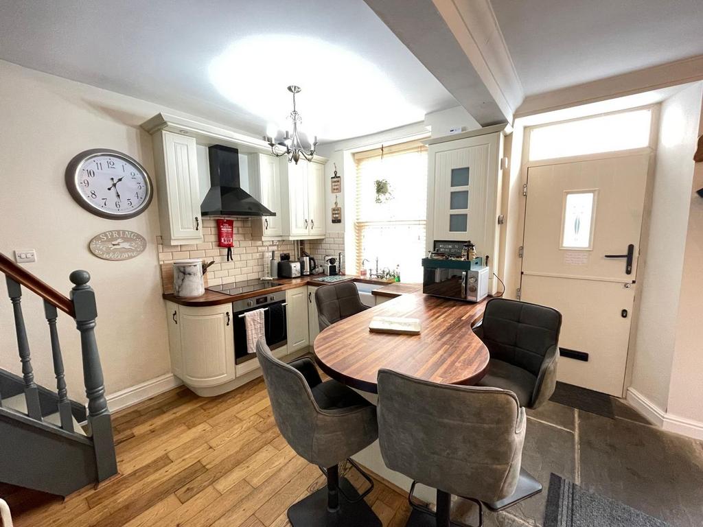 Open plan living dining kitchen
