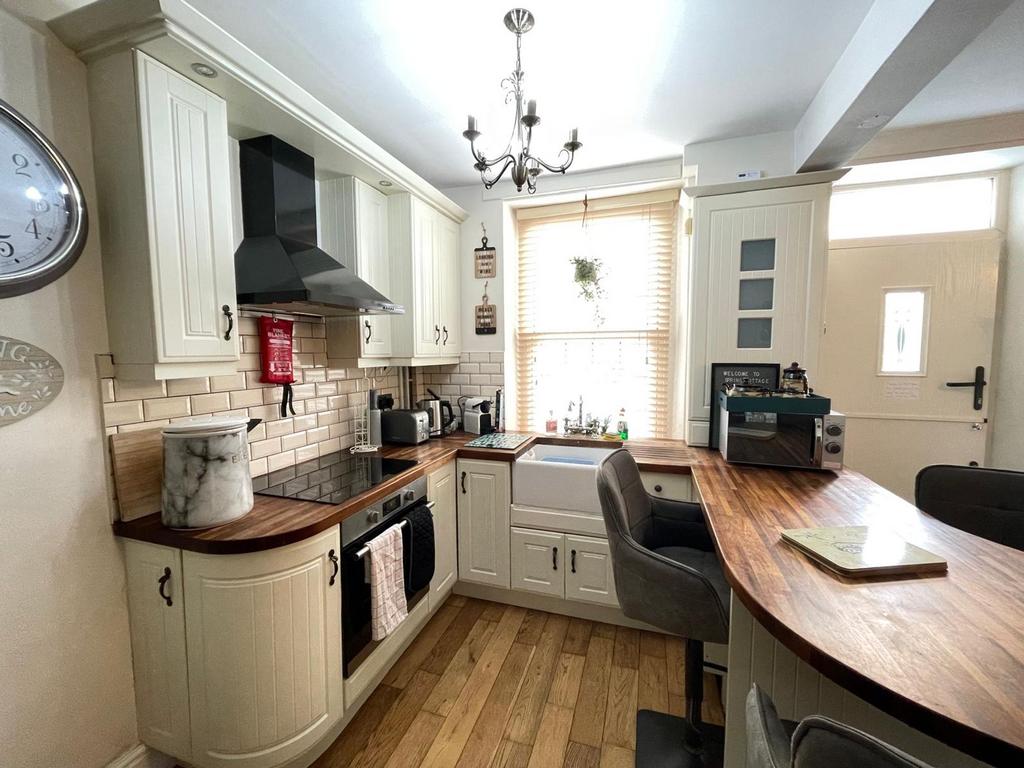 Open plan living dining kitchen