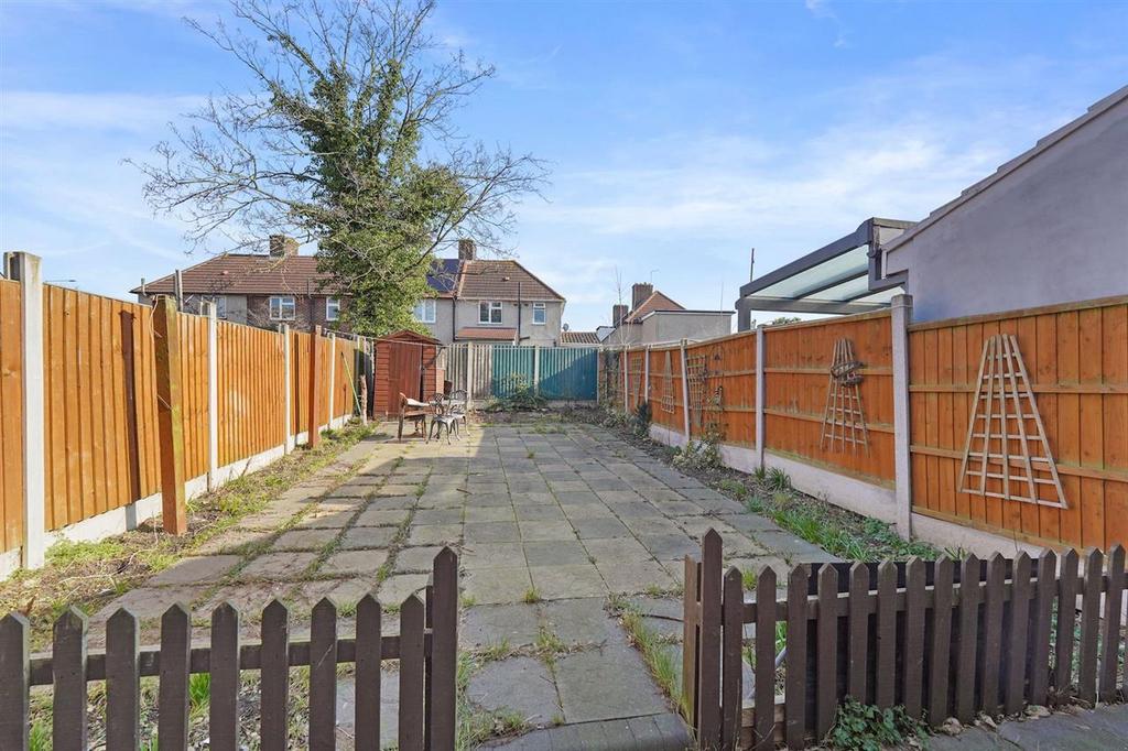 Private rear garden