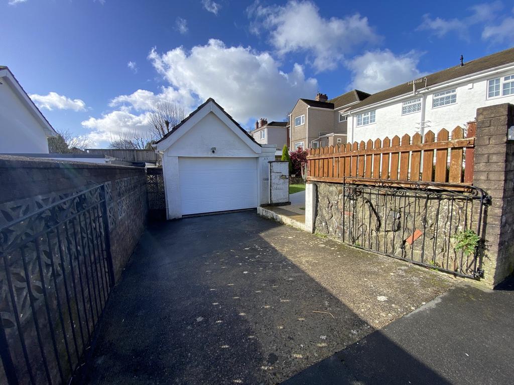 Driveway and garage