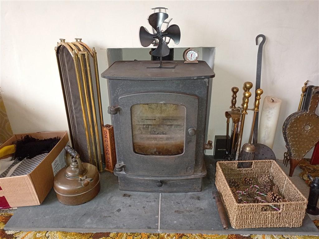 Woodburner In Lounge