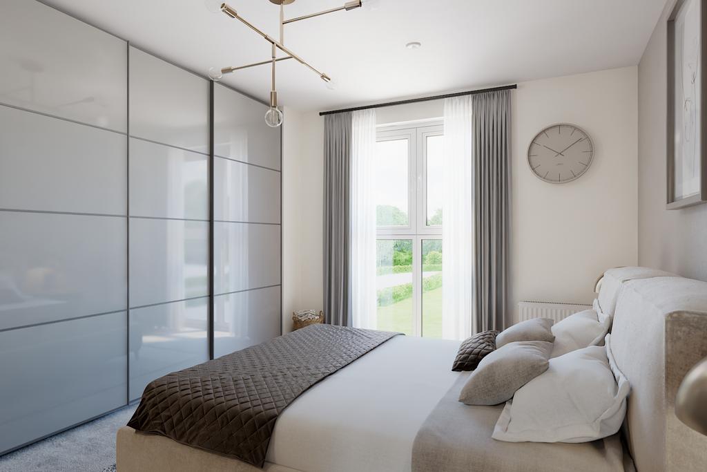 2 bedroom apartment, bedroom