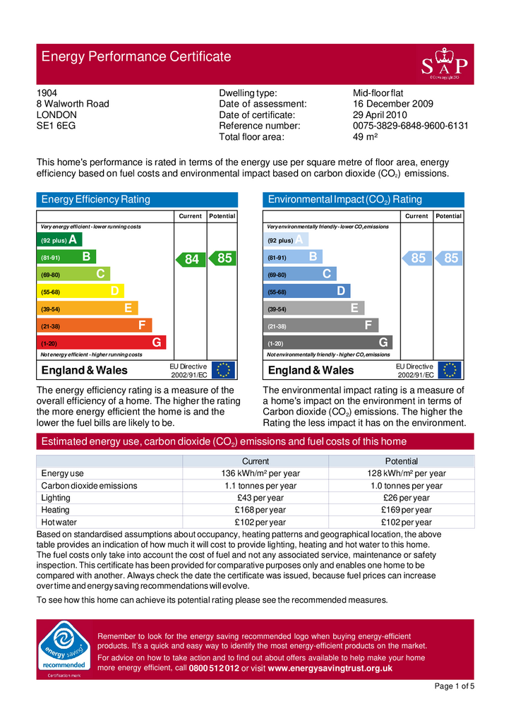 Energy Performance Certificate