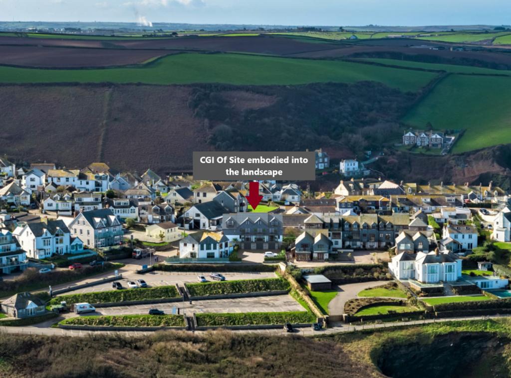 CGI within landscape of development scheme