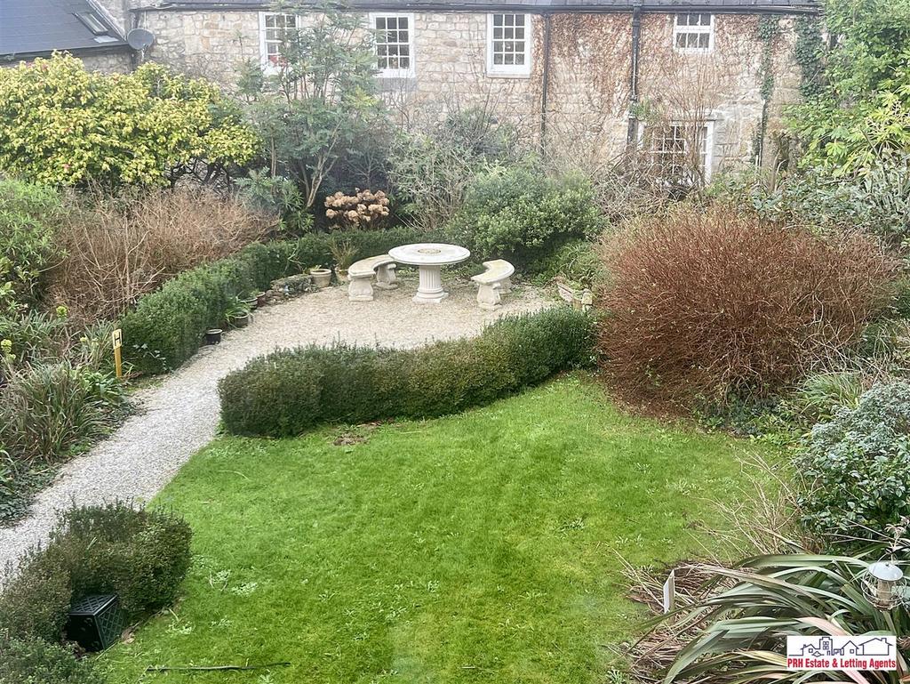 View over the garden